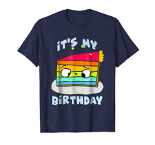 Load image into Gallery viewer, (Hey!) It&#39;s My Birthday Rainbow Cake T-Shirt
