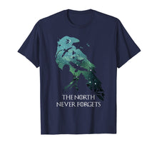 Load image into Gallery viewer, Night Crow Raven The North never Forgets T-shirt Gift
