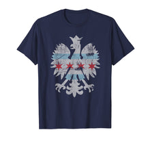 Load image into Gallery viewer, Chicago Flag Polish Poland Eagle Vintage Shirt
