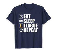 Load image into Gallery viewer, Eat Sleep League Repeat Bronze Master Challenger Shirt
