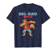Load image into Gallery viewer, big bad wolf shirt Halloween Costume dabbing wolf shirt gift
