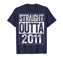 Load image into Gallery viewer, Straight Outta 2011 T-Shirt 8th Birthday Gift Shirt
