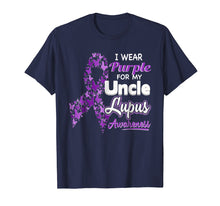 Load image into Gallery viewer, I wear Purple for my Uncle - Lupus Awareness shirt
