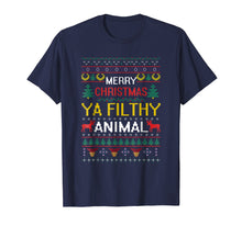 Load image into Gallery viewer, Filthy Animal Ya Merry Christmas Ugly Sweater T-Shirt
