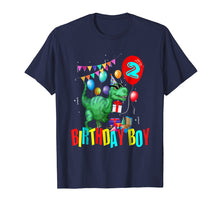 Load image into Gallery viewer, 2nd Birthday Dinosaur Shirt 2 Years Old Boy Shirt 2 Year Old
