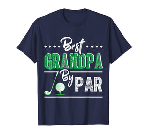 Best Grandpa By Par - Funny Golf T-Shirt Father's Day Gift