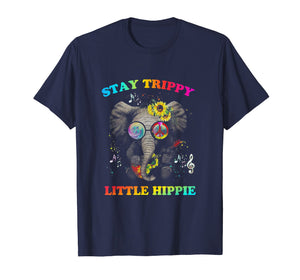 Hippie Life Elephant Hippie Stay Trippy Little Hippie Shirt