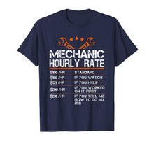 Load image into Gallery viewer, Funny Mechanic Hourly Rate Gift Shirt Labor Rates T-Shirt
