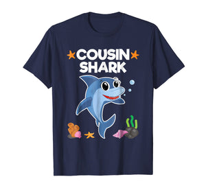 Cousin Shark Shirt Sister Brother Baby Shark Birthday Gift