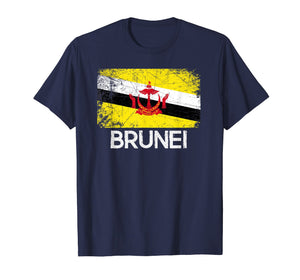 Bruneian Flag T-Shirt | Vintage Made In Brunei Gift