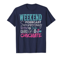 Load image into Gallery viewer, Scrapbook T-shirt Weekend Forecast Scrapbooking Crafting
