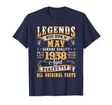Load image into Gallery viewer, May 1938 81st Birthday Gift 81 Year Old Men Women Shirt
