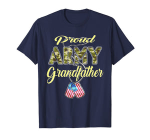 Proud Army Grandfather Shirt - Military Grandpa Shirts Gift