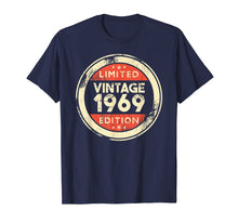 Load image into Gallery viewer, 50th Birthday T-Shirt Vintage 1969 Shirt- 50 Years Old Gifts
