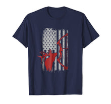 Load image into Gallery viewer, Elk Hunting Shirt - Vintage American Flag for Bow Hunters
