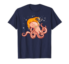 Load image into Gallery viewer, Sloth Riding Octopus Funny T-Shirt
