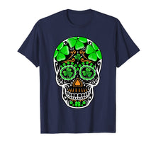 Load image into Gallery viewer, Holiday Sugar Skull Shirt Mexican Holiday Skull Shirt
