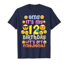 Load image into Gallery viewer, Emoji TShirt For Girls 12 Year Old OMG Birthday Shirt Fun
