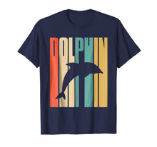 Load image into Gallery viewer, Vintage Classic Retro Style Dolphin Lover T-shirt 80's Gift

