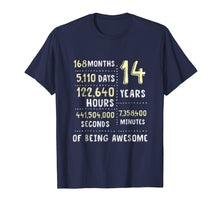 Load image into Gallery viewer, 14th Birthday Gift T-Shirt B-Day 14 Years Old Being Awesome
