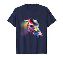 Load image into Gallery viewer, Horse Shirt Colorful Horse&#39;s head Pop Art for Men and Women T-Shirt
