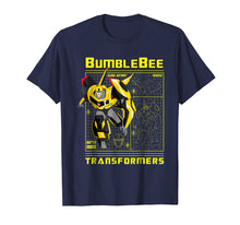 Load image into Gallery viewer, Transformer Bumble Bee Battle Mode Blueprint T-Shirt
