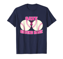 Load image into Gallery viewer, Save The Second Base Breast Cancer Survivor T-shirt
