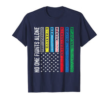Load image into Gallery viewer, No One Fights Alone First Responders Tshirt
