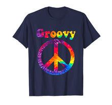 Load image into Gallery viewer, Tie Dye Colors Peace Sign Hippy Costume Shirt Men Women Gift
