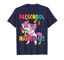 Load image into Gallery viewer, Preschool Nailed It Flossing Unicorn Graduation Shirt Gift
