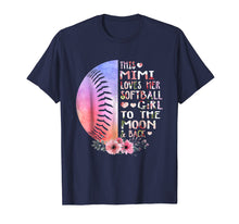 Load image into Gallery viewer, Mimi-This Mimi loves her softball girl to the moon Shirt
