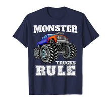 Load image into Gallery viewer, Monster Trucks Rule Shirt Monster Truck T-Shirt for Boys Tee

