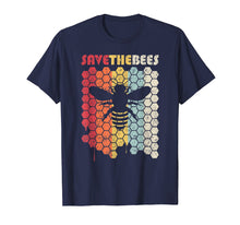 Load image into Gallery viewer, Save The Bees Shirt. Retro Style Climate Change T-Shirt
