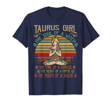 Load image into Gallery viewer, Taurus Girl The Soul Of A Witch Birthday Women Love Yoga
