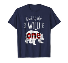Load image into Gallery viewer, Mens Dad of the Wild One Shirt Bear Lumberjack 1st Birthday Tee
