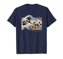 Load image into Gallery viewer, Sushi Kanagawa Hokusai Japanese Art T Shirt
