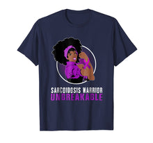 Load image into Gallery viewer, Black Girl Unbreakable SARCOIDOSIS Warrior t shirt
