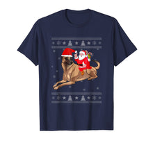 Load image into Gallery viewer, Santa Ride Belgian Malinois Christmas Gifts T-Shirt

