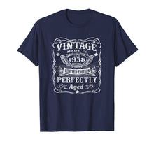 Load image into Gallery viewer, Vintage 1938 Perfectly - 80th Birthday 80 Years Old T-Shirt

