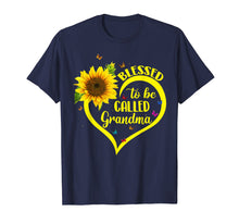 Load image into Gallery viewer, Blessed To Be Called Grandma Sunflower Tshirt
