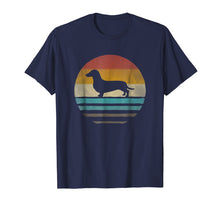 Load image into Gallery viewer, Doxie Dachshund Dog Shirt Retro Vintage 70s Silhouette Gift

