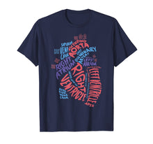 Load image into Gallery viewer, Cardiac Nurse Shirt Anatomical Heart Cardiology Medical Gift
