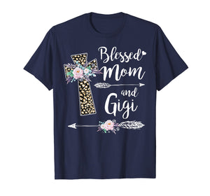 Blessed To Be Called Mom And Gigi Tshirt Funny Gigi Gift