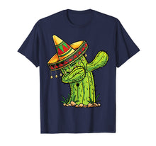 Load image into Gallery viewer, Dabbing Cactus T Shirt Cinco de Mayo Boys Kids Men Mexican
