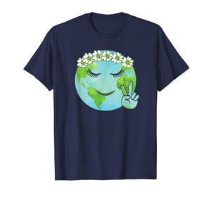 Flower Crown Mother Earth - Earth Day T Shirt