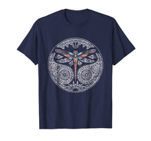 Load image into Gallery viewer, Magical Colorful Dragonfly Mandala T-Shirt &amp; Design
