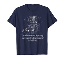 Load image into Gallery viewer, Thunderbolt and lightning Galileo Science Astronomy T Shirt
