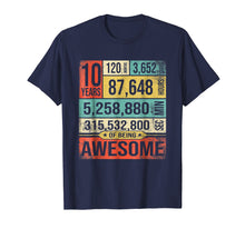 Load image into Gallery viewer, Birthday Countdown 10th Years Old Being Awesome 2009 T-Shirt
