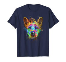 Load image into Gallery viewer, Splash Art Cattle Dog T-Shirt | Blue heeler Lover Gifts
