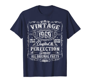 Classic 50th birthday gift Vintage 1969 tshirt for men women